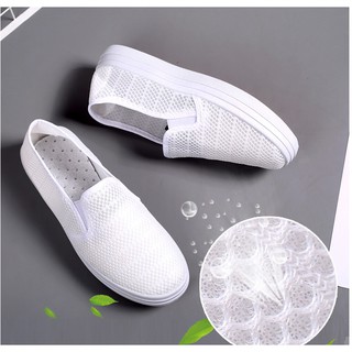 Giày Lười Vải Lưới Thoáng Mát