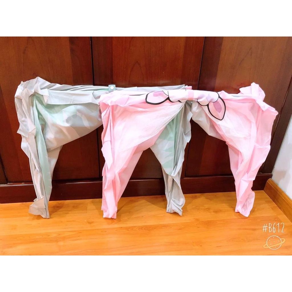 Màn chụp tự bung cho bé, Mùng chụp gấp gọn xếp thông minh có chắn sáng hình thú Thị Nắng Store