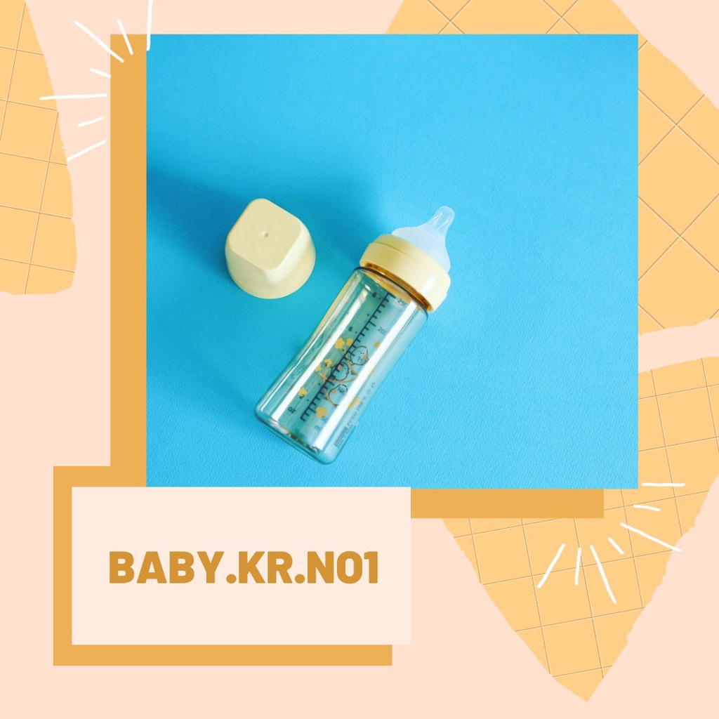 Bình sữa Bebepick Bình chim vàng( hỗ trợ chọn núm) Hàn quốc PPSU 150m/250ml  kèm núm ti siêu mềm