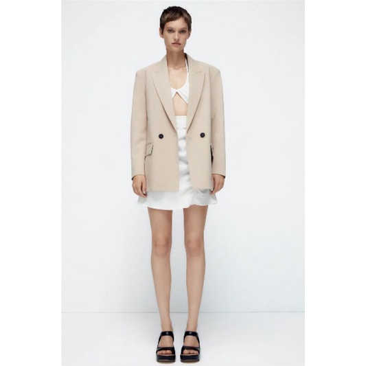 ⚡Bán Sỉ ⚡ Áo blazer, vest zara nữ dài tay 2 lớp đứng form hàng đẹp cao cấp ảnh thật khách mặc / có sẵn