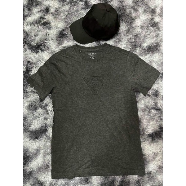 Áo thun GUESS Emboss Triangle Logo Tee