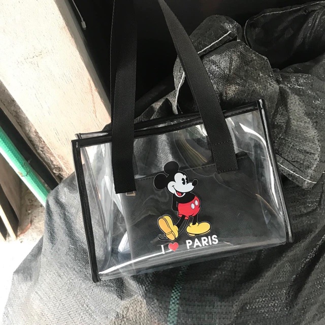 TÚI TRONG CHUỘT MICKEY KÈM VÍ