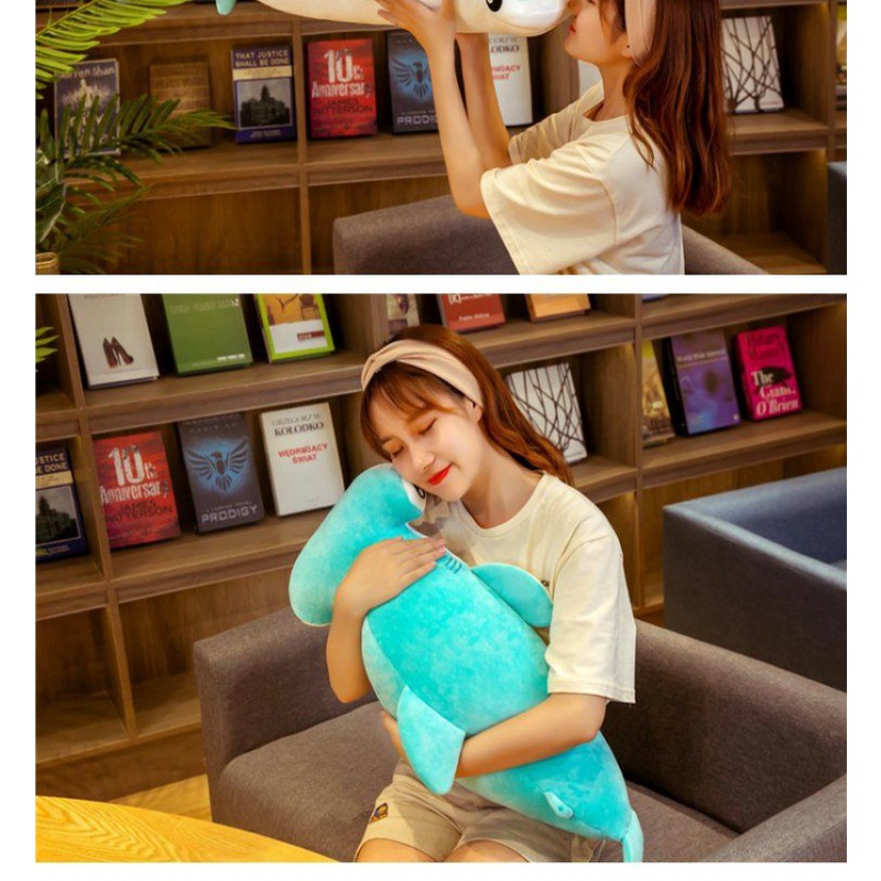 Gối Nhồi Bông Đồ Chơi Hình Cá Mập Búa Đầu Cá Mập Phong Cách Mới Sáng Tạo