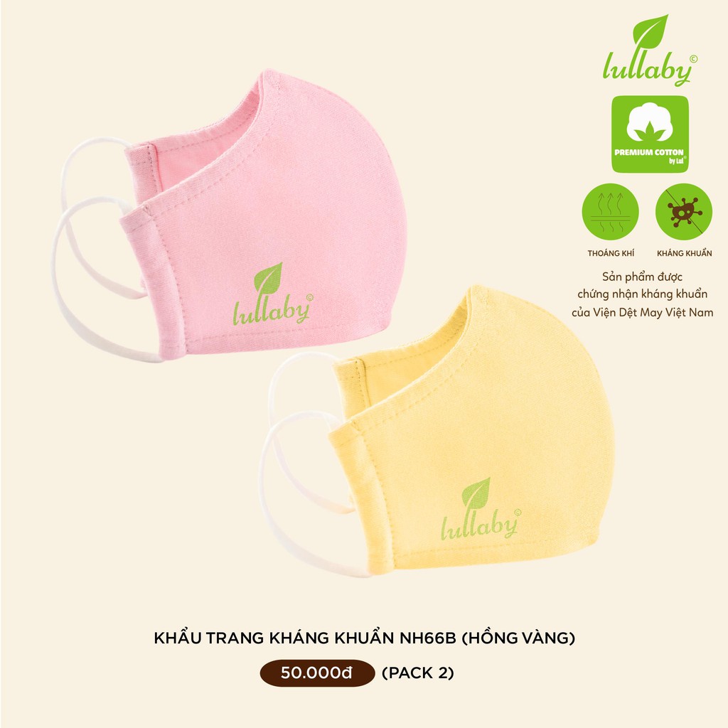 Lullaby- Khẩu trang người lớn kháng khuẩn 2 lớp | BigBuy360 - bigbuy360.vn