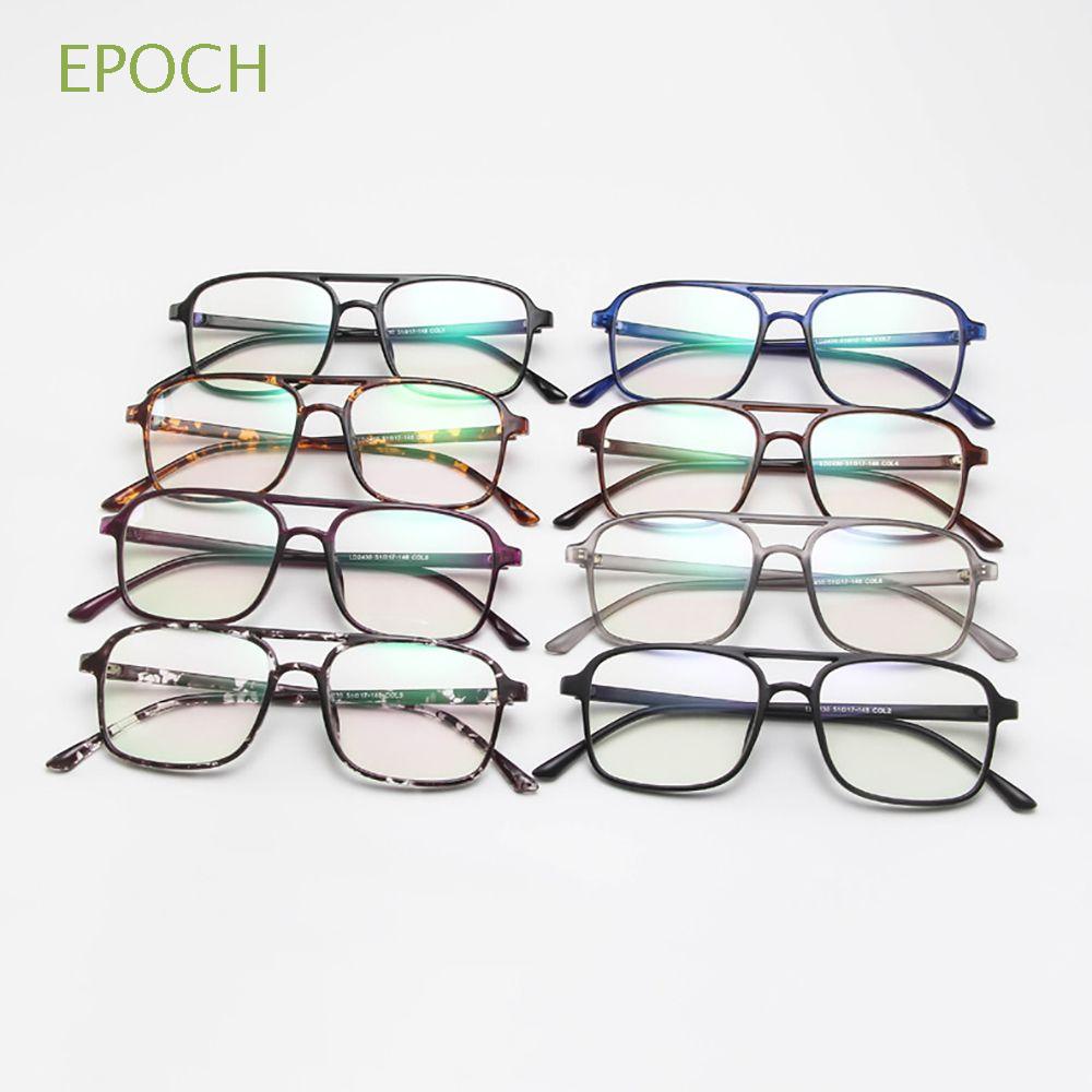 EPOCH Simpe Square Frame Spectacles Trendy Eyewear Blocking Glasses Eye Glasses Anti Radiation For Women Women Transparent Men Anti Radiation Glasses For Women Sale Retro Optical Glasses/Multicolor