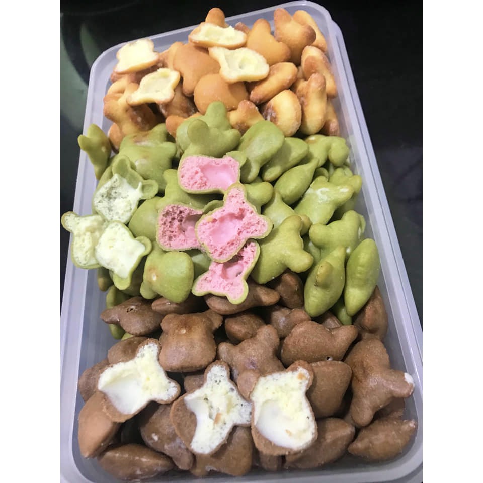 Bánh Gấu Kem Mix 4 Vị  100G / 250G / 500G