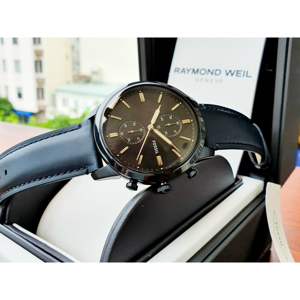 Đồng hồ nam Fossil FS5585 đen cá tính