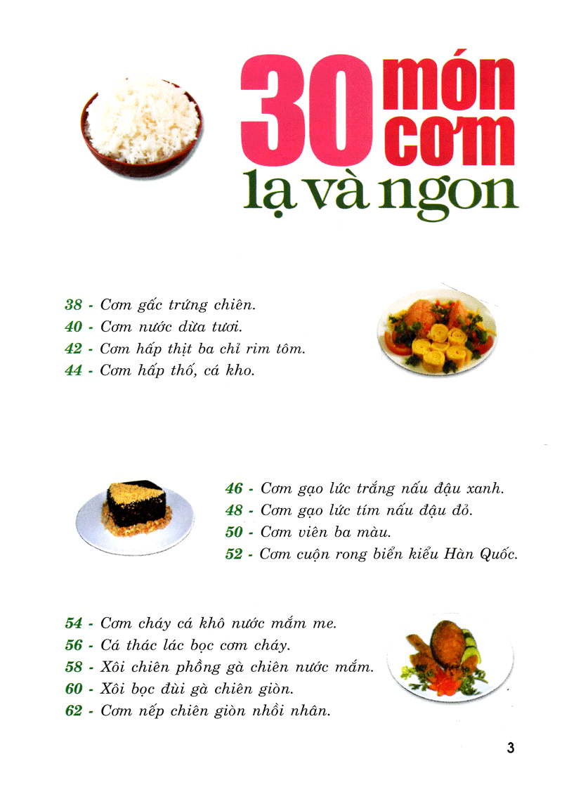 Sách 30 Món Cơm Lạ Và Ngon