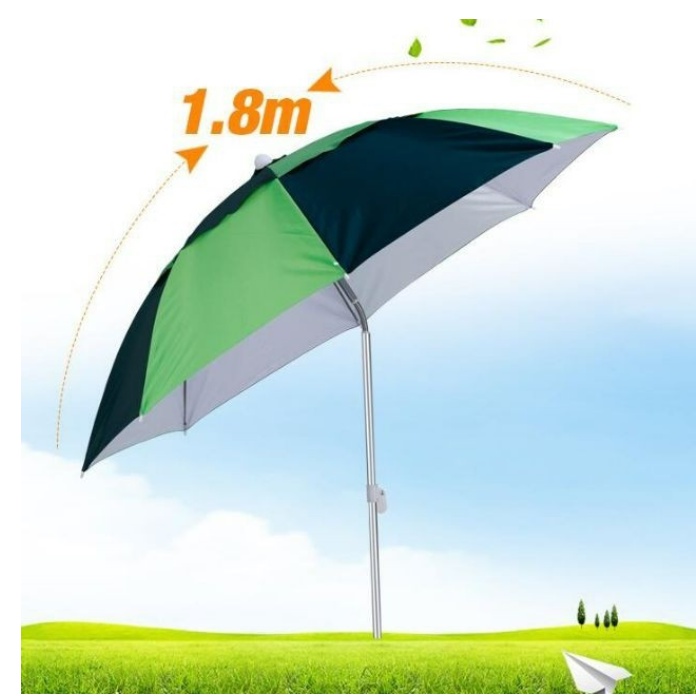 Ô  dù câu cá tre nắng mưa 1m8..ô xoay 360 độ cao cấp
