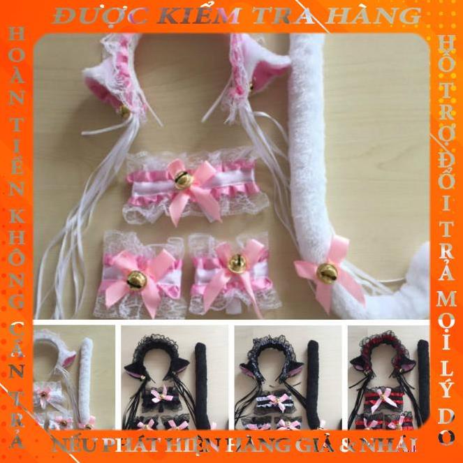 Trang phục cosplay anime tai mèo và đuôi làm quà tặng giáng sinh và tiệc Halloween cao cấp  okhucli | BigBuy360 - bigbuy360.vn