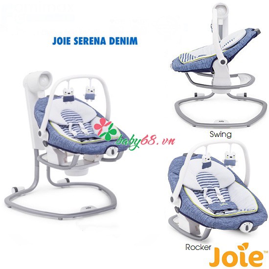 Ghế rung tự động Joie Serina 2in1 Swing &amp; Rocker