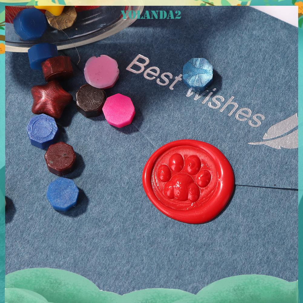 Đầu Con Dấu Sáp Bằng Kim Loại Với Tay Cầm Trang Trí Cổ Điển