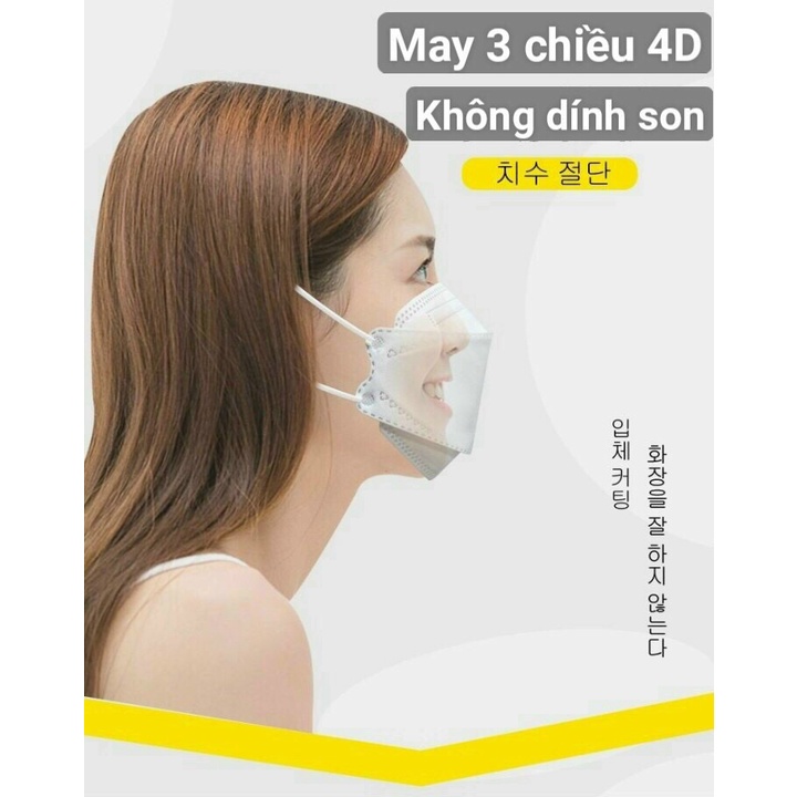 Khẩu Trang 4D KF94 kháng khuẩn (túi 10c)