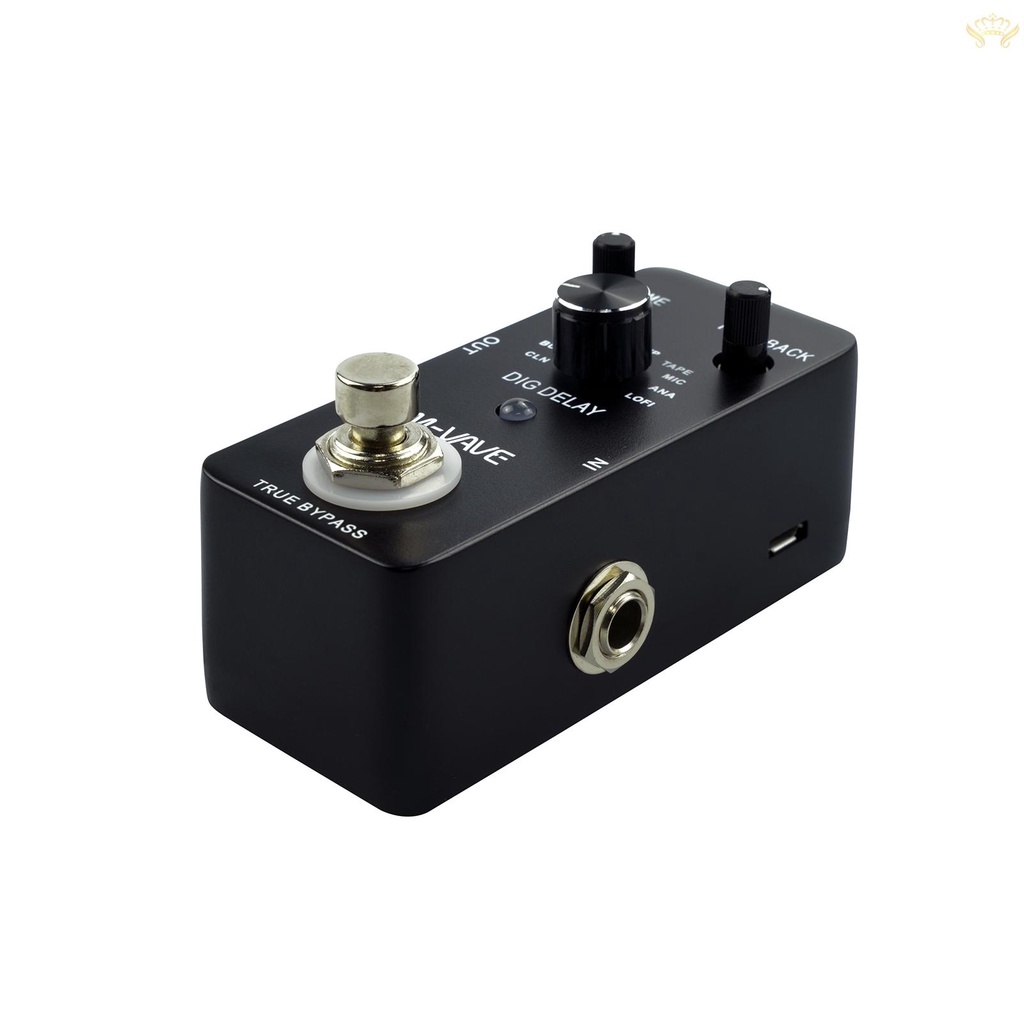 Bàn Đạp Hiệu Ứng Kỹ Thuật Số 9 Hiệu Ứng Trễ M-VAVE DIG Cho Đàn Guitar