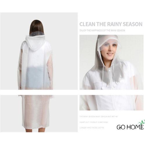 Áo mưa trong suốt nam nữ