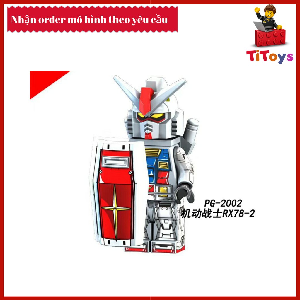 Minifigures các nhân vật Robot siêu nhân RX - Đồ chơi Lắp ghép Xếp hình Non Lego PG8112