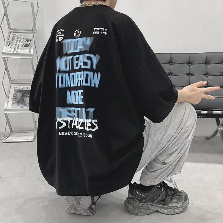 Áo thun Unisex form rộng tay lỡ, Áo phông nam nữ cotton thấm hút, dày dặn mềm mịn họa tiết TODAY