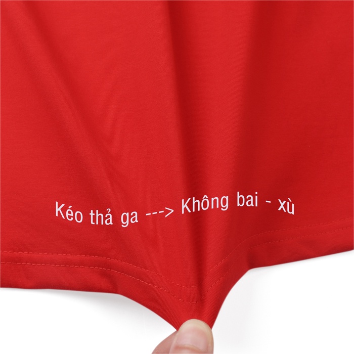 Áo cờ đỏ sao vàng Việt Nam cao cấp chất cotton 100% mềm mỏng co giãn 4 chiều thấm hút mồ hôi
