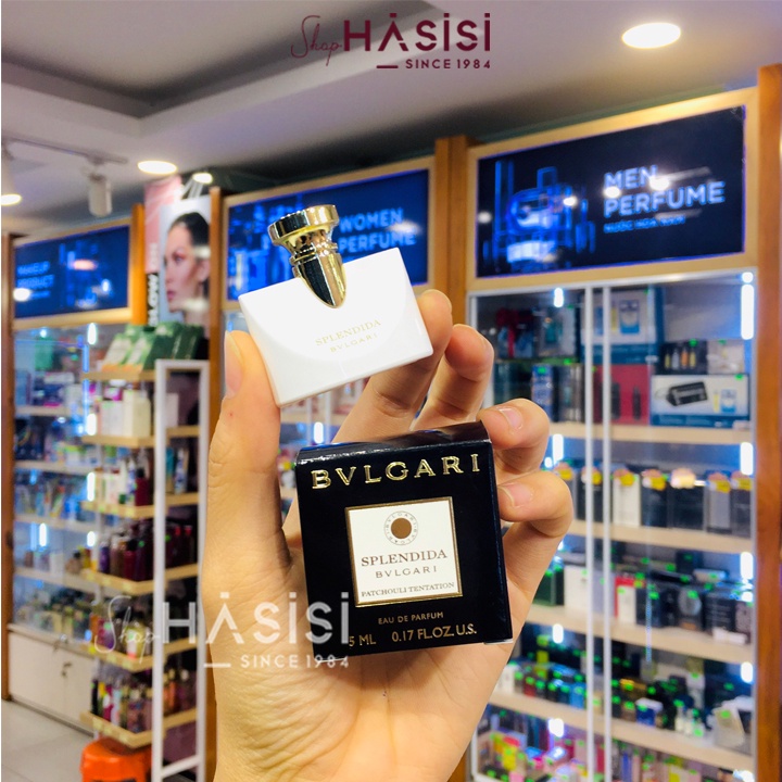 Nước Hoa Mini BVLGARI - Splendida Patchouli Tentation EDP 5ml (Trắng)