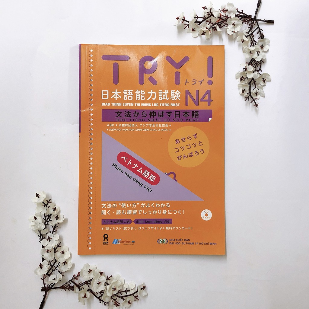 Sách - Try! N4 - Giáo trình luyện thi năng lực Tiếng Nhật N4