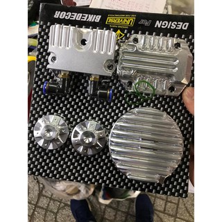 Bộ ốp 5 món đầu bò của xe Wave và Dream loại mới.