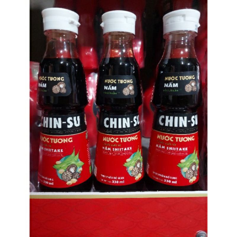 Nước tương chin su chai 330ml(mới )