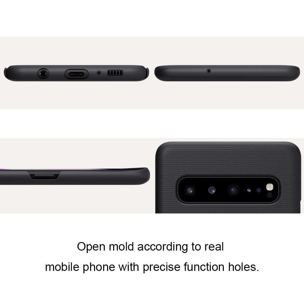 Ốp điện thoại NILLKIN bằng PC cứng màu trơn thiết kế siêu mỏng cho Samsung Galaxy S10 5G