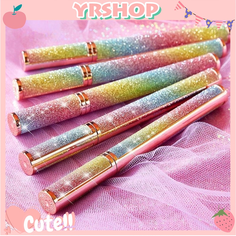 [Hàng mới về] Bút kẻ mắt chống thấm nước lâu trôi nhanh khô thiết kế vỏ màu sắc lấp lánh ánh sao