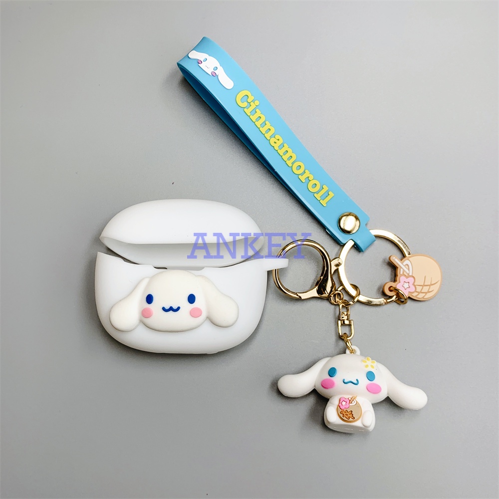 Anker Soundcore Life Note i P2i / Life Dot 3i A3i Cover Earphone Silicone Case Red KT Cat Earbuds Waterproof Shockproof Soft Protective Headphone Cover Headset Skin