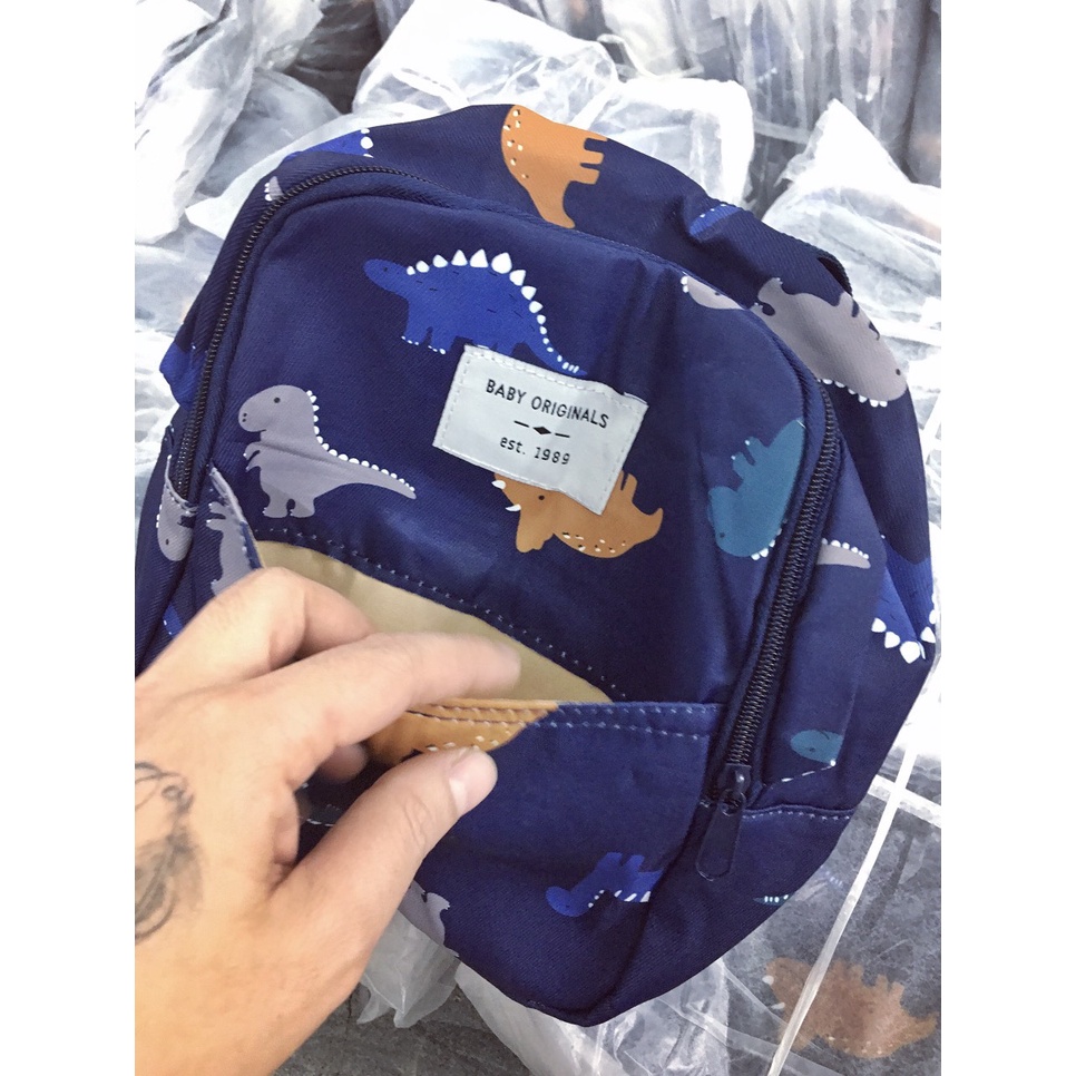 Balo khủng long xanh than cho bé