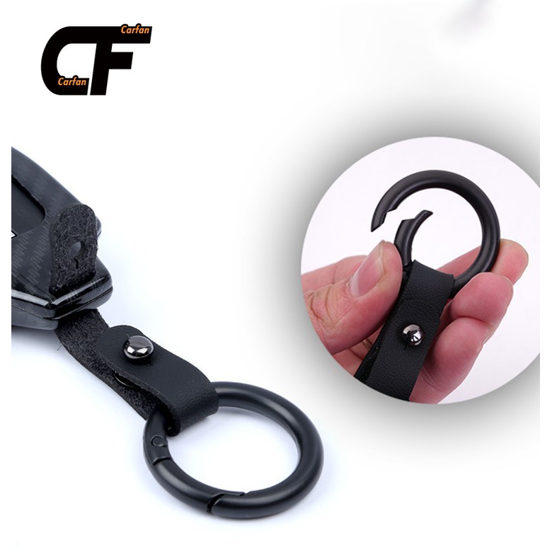 Vỏ ốp vân carbon dành cho chìa khóa ô tô Mazda CX5 3 6 Vỏ chìa khóa 1 mục