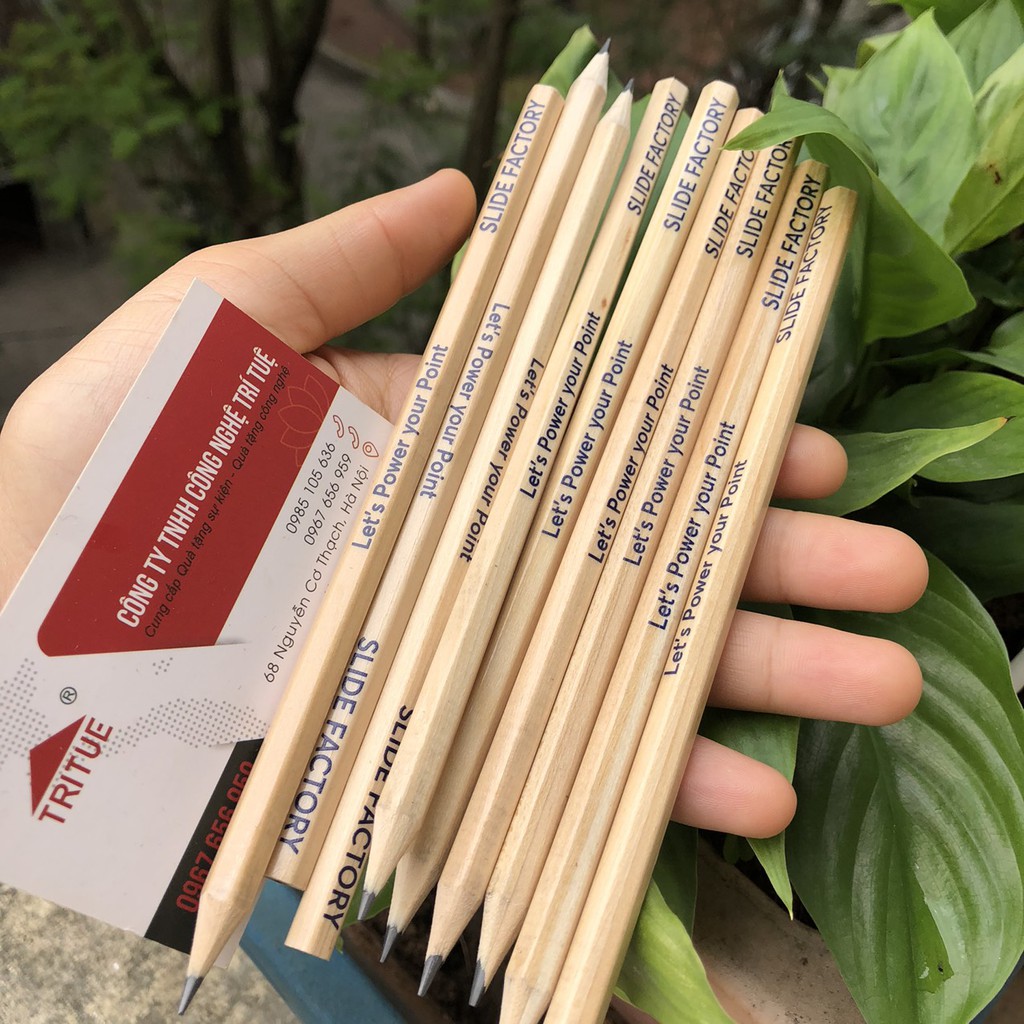 In Ấn Bút Chì Theo Yêu Cầu Tại Hà Nội - Đặt Bút Chì In Ấn Logo Nhiều Màu Theo Yêu Cầu.