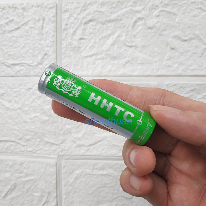 Pin sạc Lithium 18650 HHTC 3.7V 2200mAh dùng cho loa, quạt (Tốt)