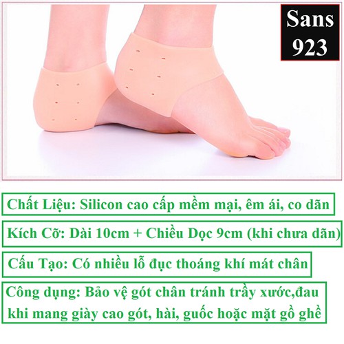 [XẢ KHO+FREE SHIP] Set 2 Lót Giày Silicon Xỏ Ngón Siêu Mềm Chống Mõi Đau Chân