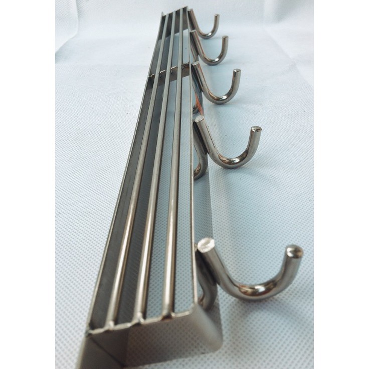 Kệ nhà bếp inox cao cấp, kệ máng dao, treo thớt đa năng, máng xoong chảo, dắt, vắt