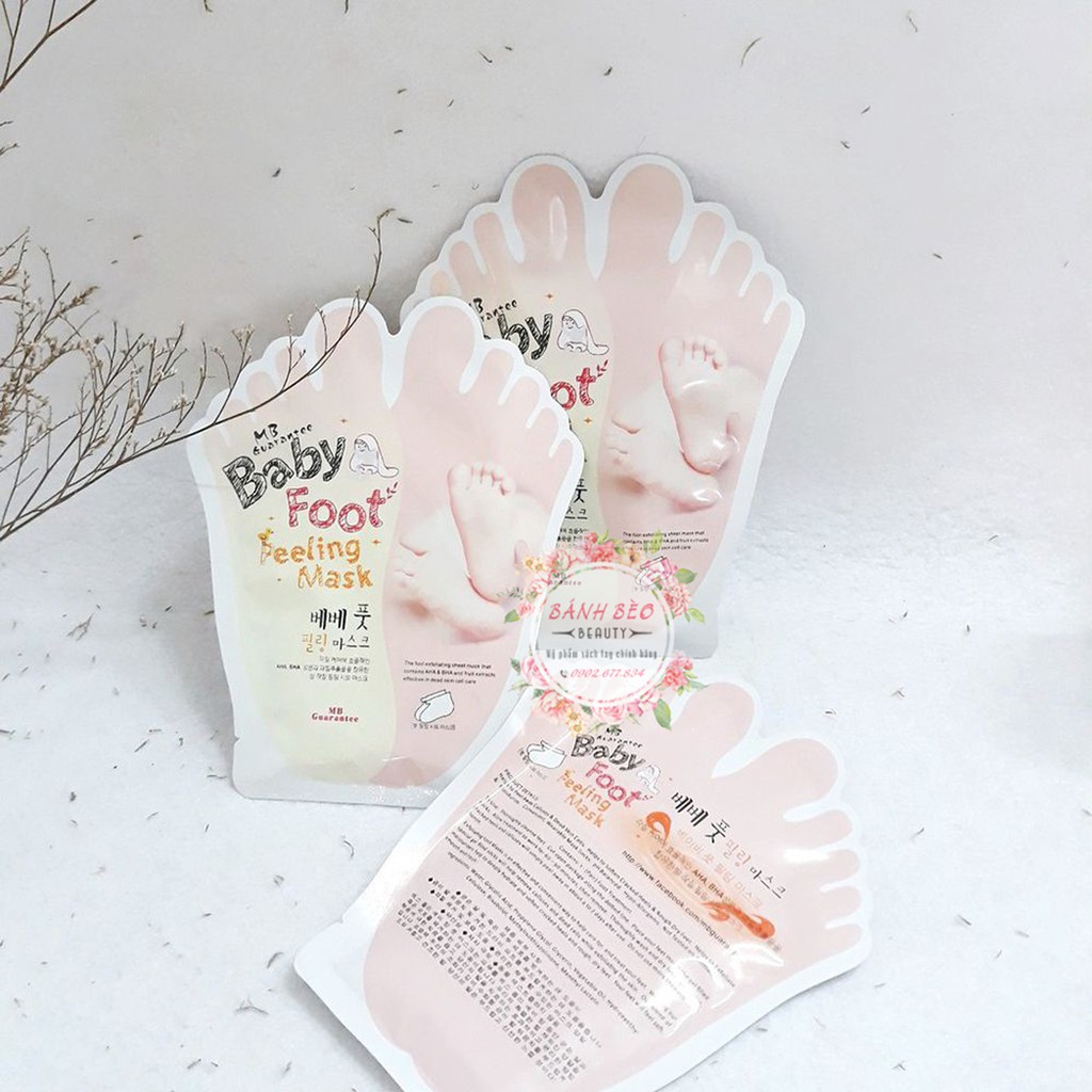 Mặt nạ thay da chân Baby Foot Peeling Mask (lẻ 1 miếng)