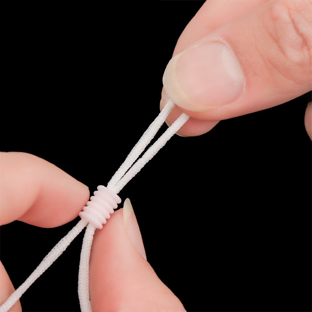 Set 50/100 Khóa Dây Rút Bằng Silicon Mềm Nhiều Màu Sắc Có Thể Điều Chỉnh Chống Trượt Cho Người Lớn Và Trẻ Em