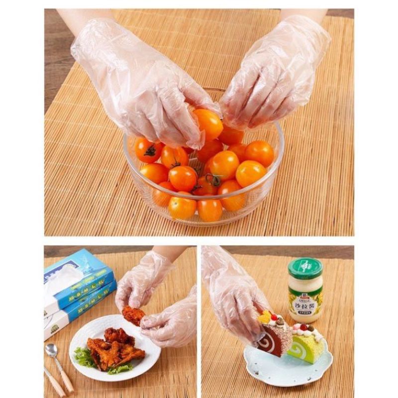 Hộp 200 Chiếc Găng Nilon Dùng 1 Lần - Mỏng/Dai