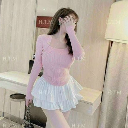 Áo thun phối nút 2 bên CAO CẤP sang trọng A15