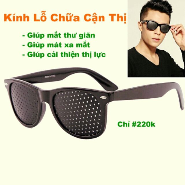 kính lỗ chữa cận thị