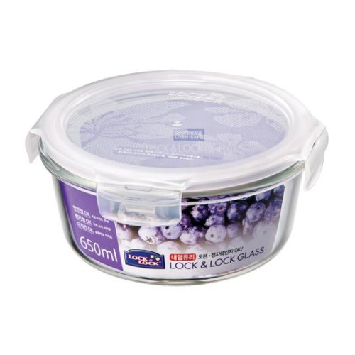 Hộp thủy tinh Locknlock tròn 650ml LLG831