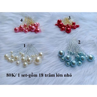 ( CÀI TÓC) PHỤ KIỆN CÔ SET CHÂM