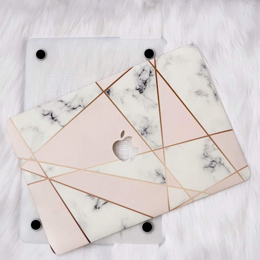 Case Ốp Macbook Họa Tiết Vân Đá Kẻ Sọc (Tặng Nút Chống Bụi & Kẹp Chống Gẫy Sạc ) | BigBuy360 - bigbuy360.vn