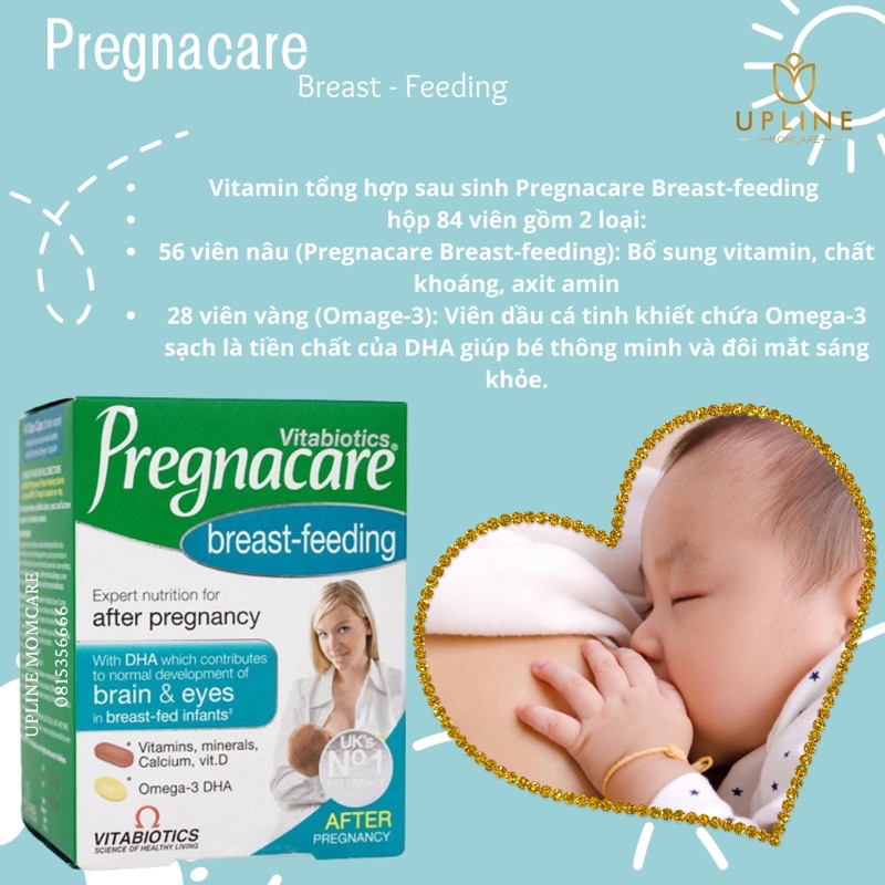 Vitamin Pregnacare breast-feeding Anh Quốc