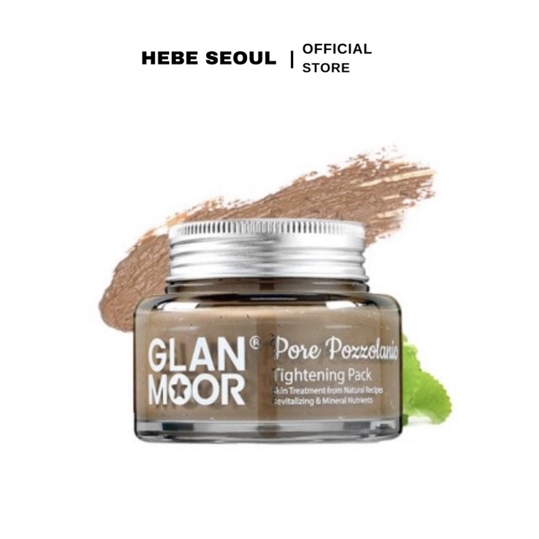 Mặt Nạ Đất Sét Se Khít Lỗ Chân Lông Glan Moor Pore Pozzolanic Tightening Pack 125g