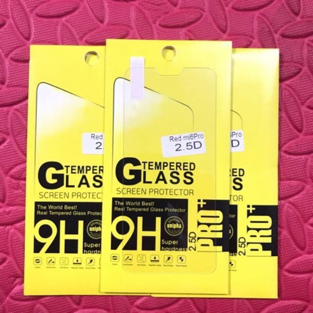 Kính cường lực xiaomi redmi 6 pro / MiA2 lite chống vỡ chống xước màn hình