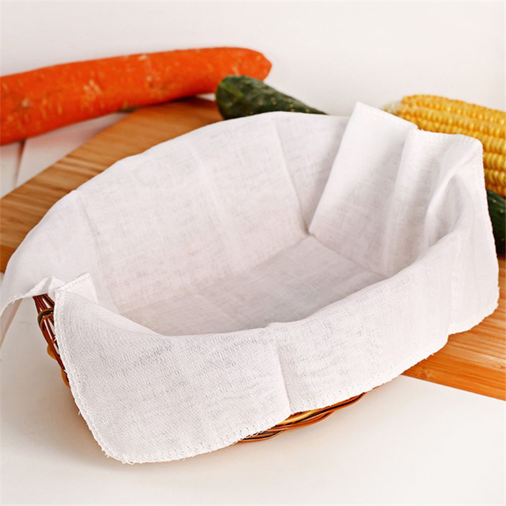 Set 3 khăn vải cotton xô 32*32 Cm làm bánh ngọt/sủi cảo/bánh bao hấp chống dính sáng tạo thiết thực cho nhà bếp tại gia