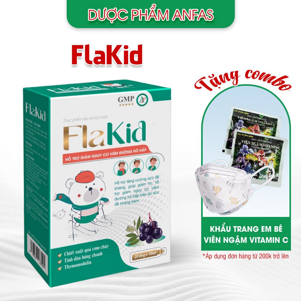 Tăng đề kháng cho bé Flakid, giảm nguy cơ viêm đường hô hấp  Ramukid