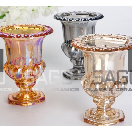 Bình thủy tinh cắm phật thủ