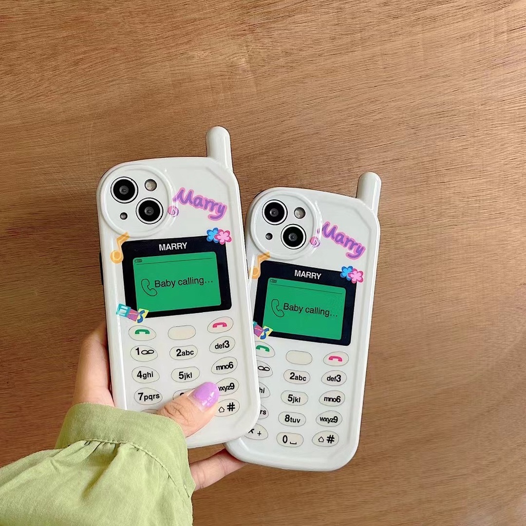 Ốp Điện Thoại tpu Dẻo In Hình Hoạt Hình Màu Trắng Cho iphone 14promax 13 pro max ins12 pro max 11 pro max xsmax